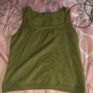vintage green tank top!!